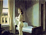 Edward Hopper Morning in a City painting